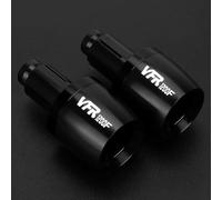 Modifica Per VFR1200F 10-16 Manopole per manubrio per motociclette, estremità della barra, tappi per manopole, terminali scorrevoli(Black1)