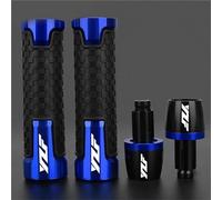Modifica Per YAMAHA YZFR7 2022-2026 Manopole per manubrio per motocicletta Estremità della barra Tappi per manopole Tappi(Blue3)