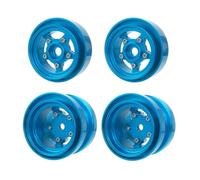 Modifiche RC Per Tamiya Grasshopper Per Hornet Per Mighty Frog Per Buggy Champ Per Fast Attack Alu Bead Lock Set Di Ruote Mozzo Ruota RC(Blue)