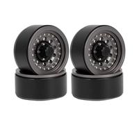 Modifiche RC Per TRX6 Per TRX4 Per SCX10 III Per Wraith Per Capra VS4-10 Gen8 CC01 1/10 Cerchi In Alluminio Bulloneria Beadlock Crawler RC(4pcs Gray)