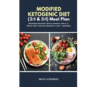 Modified Ketogenic Diet (2: 1 & 3:1) Meal Plan: Weighed Recipes, Ratio Charts, and a 4-Week Prep System (Grocery Lists + Macros)