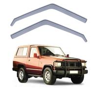 Modifycar - Deflettori compatibili con Nissan Patrol 1987-1999 (TY 260, Y60A) - Vetro acrilico resistente - Derivabrisas anteriori fumé per finestrini - Installazione interna - 2 pezzi
