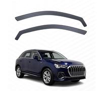 Modifycar - Deflettori per finestrini anteriori per auto compatibili con Audi Q3-5 porte - Anno 2019 - in poi - Colore fumoso - Installazione interna trasparente