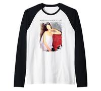 Modigliani - Ritratto di Jeanne Hébuterne Maglia con Maniche Raglan