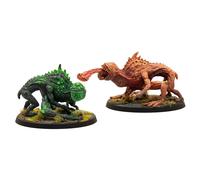 Modiphius Entertainment: Fallout: Miniatures - Cryptids - Snallygasters - 2 Resi