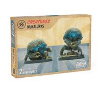 Modiphius Entertainment: Fallout: Wasteland Warfare Creatures - Nukalurks - 2 figure, miniature in resina non verniciate RPG da 32 mm, basi sceniche, mondo nuka