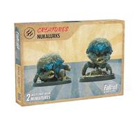 Modiphius Entertainment: Fallout: Wasteland Warfare Creatures - Nukalurks - 2 figure, miniature in resina non verniciate RPG da 32 mm, basi sceniche, mondo nuka