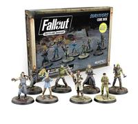 Modiphius Entertainment | Fallout Wasteland Warfare | Survivors: Core Box | Miniatures | Unpainted