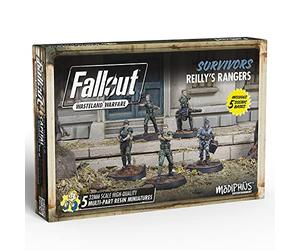 Modiphius Entertainment | Fallout Wasteland Warfare | Survivors: Reilly's Rangers | Miniatures | Unpainted
