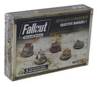 Modiphius Entertainment | Fallout Wasteland Warfare | Terrain Expansion: Objective Markers 1 | Miniatures | Unpainted