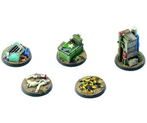 Modiphius Entertainment | Fallout Wasteland Warfare | Terrain Expansion: Objective Markers 2 | Miniatures | Unpainted