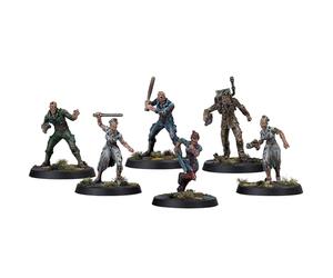 Modiphius Intrattenimento: Fallout: Miniatures - Bruciato: L'Orda - Le terre selvagge degli Appalachi Schermaglia Gioco di guerra - 6 miniature in resina, Non verniciato, GDR
