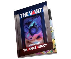 Modiphius Intrattenimento: The Vault: Missions for Triangle Agency - Libro di giochi di ruolo di espansione con copertina rigida, indagini paranormali, orrore aziendale