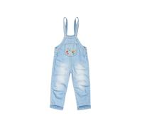 MODJEANS Salopette in denim per bambini - Taglia 80, 12-18 mesi - 100% cotone con tasca anteriore - Tuta per ragazzi e ragazze - Blu chiaro