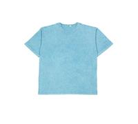 MODJEANS T-Shirt Oversize Unisex per Donna & Uomo - Taglia L, Blu - Look Vintage Lavato in 100% Cotone - Maglietta Sportiva Casual a vestibilità Ampia