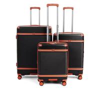 MODO by Roncato Charm 2.0 4 ruote Set di valigie 3 pezzi con piega di espansione nero