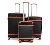 MODO by Roncato Charm 2.0 4 ruote Set di valigie 3 pezzi con piega di espansione nero