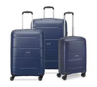 MODO by Roncato Galaxy 4 ruote Set di valigie 3 pezzi blu