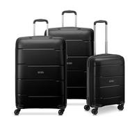 MODO by Roncato Galaxy 4 ruote Set di valigie 3 pezzi nero