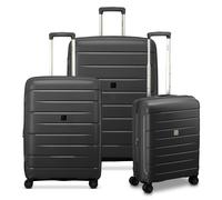 MODO by Roncato Starlight 3.0 4 ruote Set di valigie 3 pezzi con piega di espansione nero