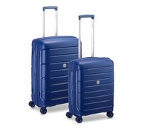 MODO by Roncato Starlight 3.0 4 ruote Set di valigie 2 pezzi con piega di espansione blu