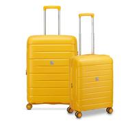 MODO by Roncato Starlight 3.0 4 ruote Set di valigie 2 pezzi con piega di espansione giallo