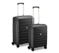 MODO by Roncato Starlight 3.0 4 ruote Set di valigie 2 pezzi con piega di espansione nero