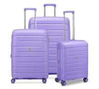 MODO by Roncato Starlight 3.0 4 ruote Set di valigie 3 pezzi con piega di espansione viola