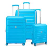 MODO by Roncato STARLIGHT 3.0 SET VALIGIE (Grande, Medio, Cabina) Azzurro
