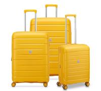 MODO by Roncato Starlight 3.0 4 ruote Set di valigie 3 pezzi con piega di espansione giallo