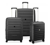 MODO by Roncato Starlight 3.0 4 ruote Set di valigie 3 pezzi con piega di espansione nero