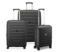 MODO by Roncato Starlight 3.0 4 ruote Set di valigie 3 pezzi con piega di espansione nero