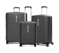 MODO by Roncato Vega 4 ruote Set di valigie 3 pezzi con piega di espansione grigio