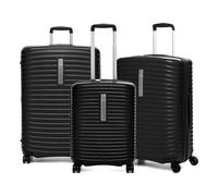 MODO by Roncato Vega 4 ruote Set di valigie 3 pezzi con piega di espansione nero