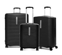 MODO by Roncato Vega 4 ruote Set di valigie 3 pezzi con piega di espansione nero