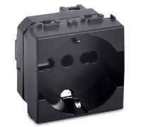 MODO PRESA UNEL BIP.2P+T 10/16A ORIZZONTALE GRIGIO (MASTER cod. 31170)