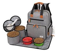 Modoker Borsa da viaggio per cani, da viaggio, colore: grigio