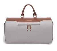 Modoker Borsa porta abiti da viaggio, convertibile, con tracolla, per uomo e donna, 2 in 1, da appendere, Caramello, Borsa per indumenti da donna Modoker Zaino per laptop