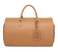 Modoker Borsone da donna convertibile in pelle con tracolla, borsone da viaggio 2 in 1 da appendere, Caff