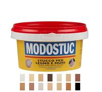 MODOSTUC Noce Scuro - Stucco Professionale In Pasta Pronto all'Uso Per Interni Ideale per Legno e Muro a Rapida Essiccazione e Perfetta Adesione (500g)
