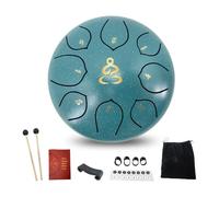 ModouString Tamburo per lingua in acciaio, 15,2 cm, 8 note, per esterni, con libro musicale, battenti per meditazione, strumenti musicali per familiari e amici