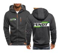 MODRYER Felpa con Cappuccio da Uomo con Cerniera per FENDT Felpa con Cappuccio Antivento Giacche Softshell Calde E Spesse Felpa con Cappuccio Termica con Tasche,Grey-3XL