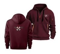 MODRYER Felpa con Cappuccio in Pile per Resident Felpe con Cappuccio da Uomo E da Donna per Evil, Maglioni Autunnali Caldi A Maniche Lunghe per Umbrella, Maglione Casual con Tasca,Red-5x_l