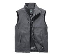 MODSGUE Gilet da uomo per attività all'aria aperta, utilità, con molte tasche, per il tempo libero, la caccia, il trekking, l'estate, il lavoro, l'escursionismo, il campeggio, la fotografia, senza