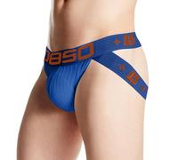 MODSGUE Jockstrap - Perizoma da uomo, biancheria intima in cotone, slip Thong Jock Strap Sport Suspensorium, BU1, L