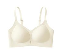 MODSGUE Reggiseno da donna con seni grandi senza ferretto, senza cuciture, imbottito, push up, minimizzatore, supporto per il sollievo del reggiseno, tinta unita, comodo, senza cuciture, morbido