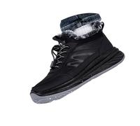 MODSGUE Scarpe invernali da uomo, comode, da sneaker, da uomo, antiscivolo, scarpe sportive in cotone caldo, scarpe da passeggio, piedi larghi, scarpe ortopediche, Nero , 45 EU