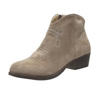 MODSGUE Stivali da cowboy, da donna, da cowboy, invernali, per festival, biker, hippie, tinta unita, comodi e basici, in cotone, cachi, 45