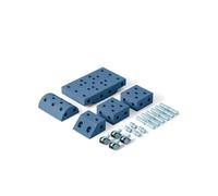 Modu Giocattolo Modello 20 Tlg. Baukasten Starter-Setset Playsystem Explorer von 0-6 Jahre - Deep Blue/Sky Blue