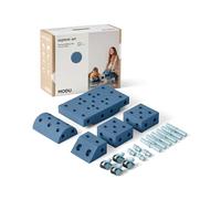 Modu Giocattolo Modello 20 Tlg. Baukasten Starter-Setset Playsystem Explorer von 0-6 Jahre - Deep Blue/Sky Blue